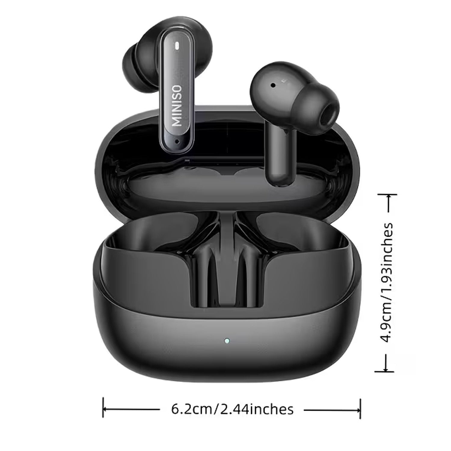 MINISO MS106 Multilingual Smart Translation Earbuds Support 134 Languages for Face-to-face Real-time Translation. Adaptive Noise Cancellation 3.0 Creates a New World of Silence, with 55 Hours of Powerful Battery Life and 10-minute Ultra-fast