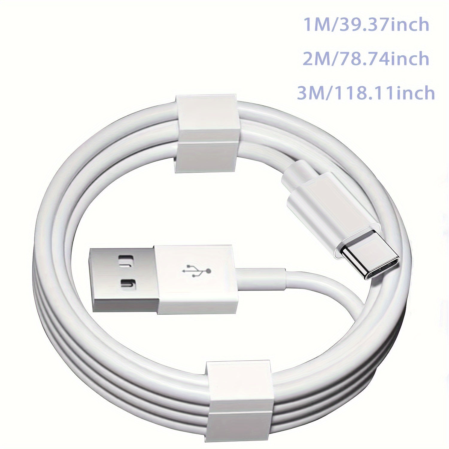 60W Fast Charging USB Type C Cable, 3\u002F6\u002F10Ft Long USB A to USB C Charger Cord Compatible for Samsung\u002FGalaxy\u002FFor Iphone 17\u002F16\u002F15\u002F15 Plus\u002F15 Pro\u002F15 Pro Max And More USB C Cables Phone Wire Cord USB Type C Charger