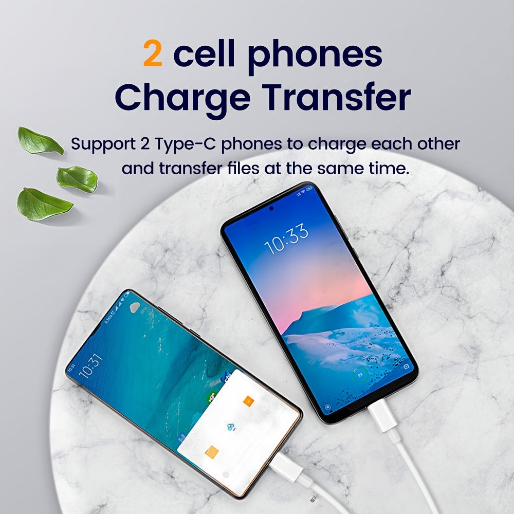 Pd60W Type C to Type C 11.81inch Short Cable USB C to USB C Fast Charging Data Wire for Iphone 16 15 Pro Max Xiaomi Redmi Huawei Samsung Oneplus POCO Mobile Phones