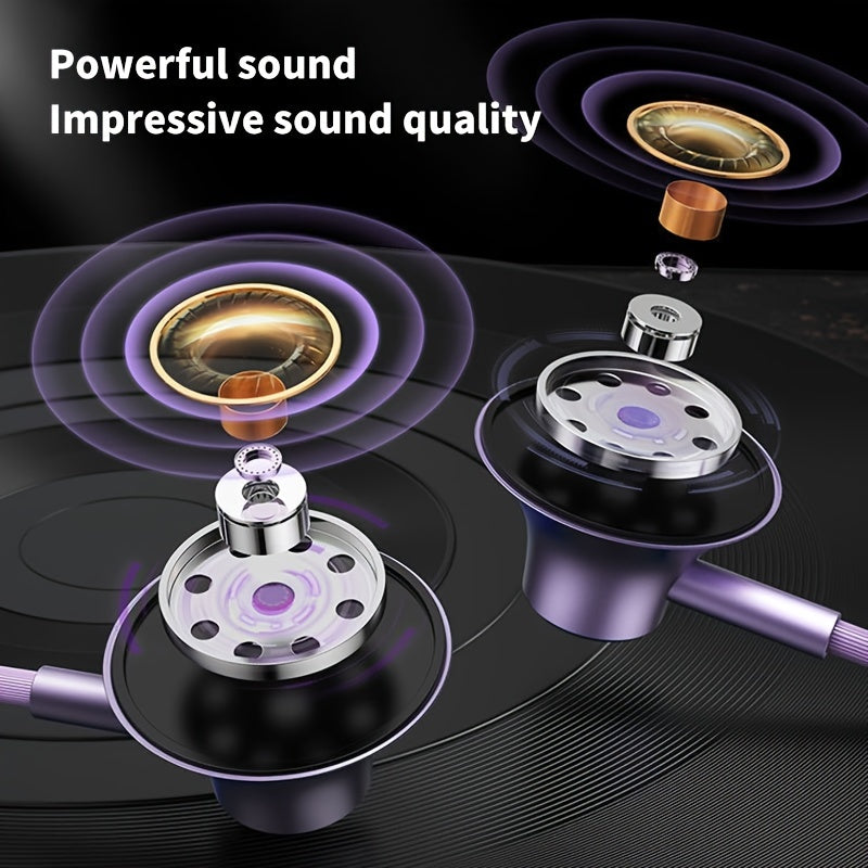 Wired Earbuds Headphones with Microphone Stereo Bass Earphones Noise Isolation In-Ear Headset Compatible with All Smartphones Tablets Ipod Ipad MP3 Player That with 3.5Mm Interface