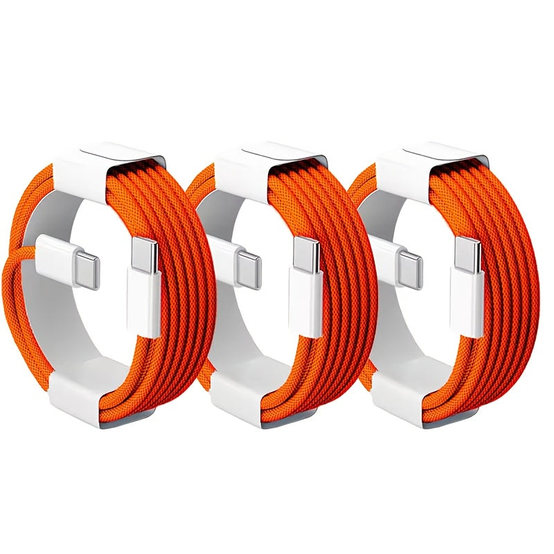 3.3\u002F6.6ft Nylon Braided USB-C to C Fast Charging Data CableCompatible with Apple iPhone 17\u002F16\u002F15 Series (including Pro\u002FPro Max Models), IPads and Other Android Phones. Ideal for Indoor, Outdoor, Travel and In-car Use.