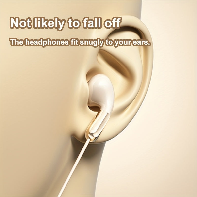 Wired Earphones, Mobile Wired Headset, 3.5Mm\u002FType-C In-Ear Cable Headphones for PC Featuring a Built-In Microphone, Hands-Free Calling, And Volume Control. Offers Excellent Sound Quality And Is Compatible with Phones, Tablets, And Desktops