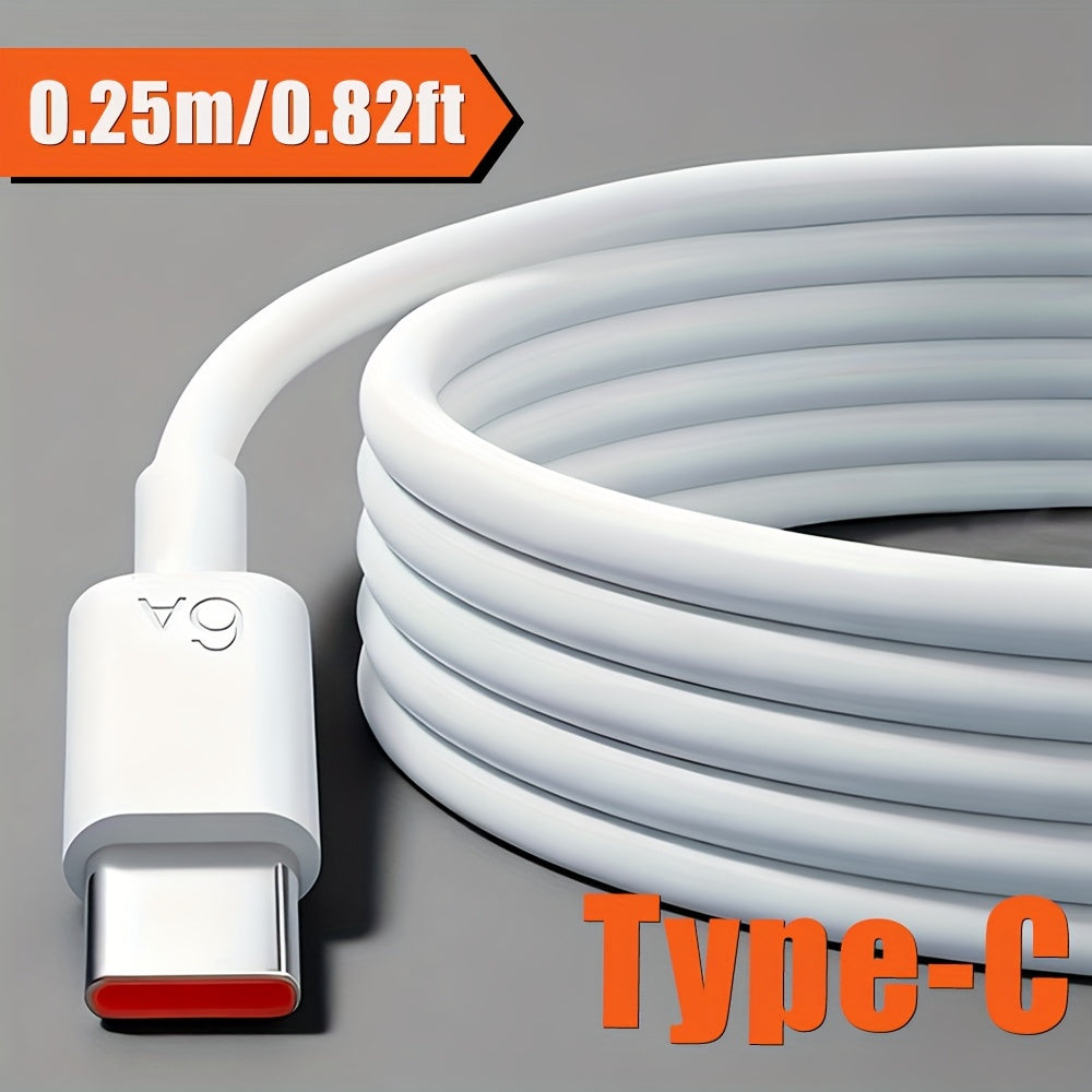 551.18inch-9.84inch Max 66W 6A Ultra-Long USB Type-C Super Fast Charging Data Cable for Xiaomi Redmi for Samsung OPPO VIVO Oneplus Realme High-Speed USB Type C Charger Cord USB C Long Extender Power Charge Wire for Monitor Camera Driving Recorder
