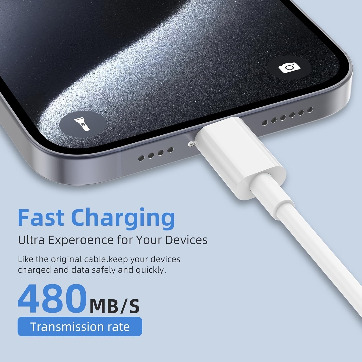 60W Fast Charging USB Type C Cable, 3\u002F6\u002F10Ft Long USB A to USB C Charger Cord Compatible for Samsung\u002FGalaxy\u002FFor Iphone 17\u002F16\u002F15\u002F15 Plus\u002F15 Pro\u002F15 Pro Max And More USB C Cables Phone Wire Cord USB Type C Charger
